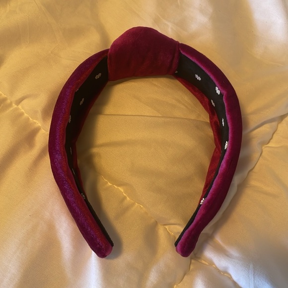 LELE SADOUGHI Prickly Pear Velvet Knotted Headband main image 8